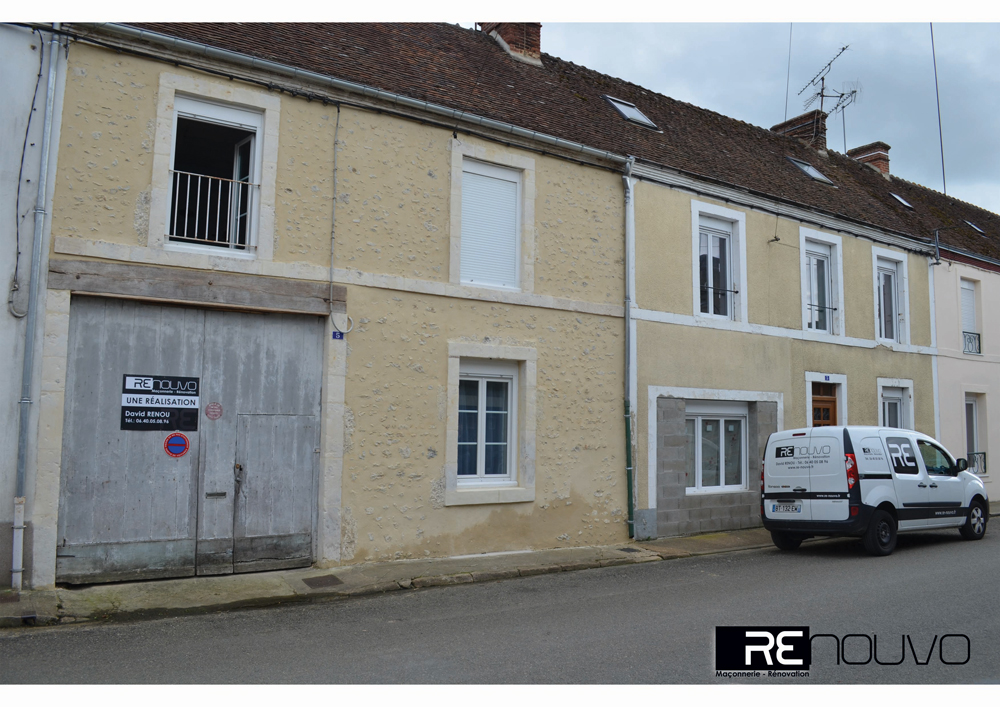 Rénovation d'un enduit extérieur selon techniques traditionnelles